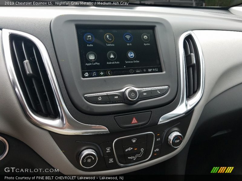 Nightfall Gray Metallic / Medium Ash Gray 2019 Chevrolet Equinox LS