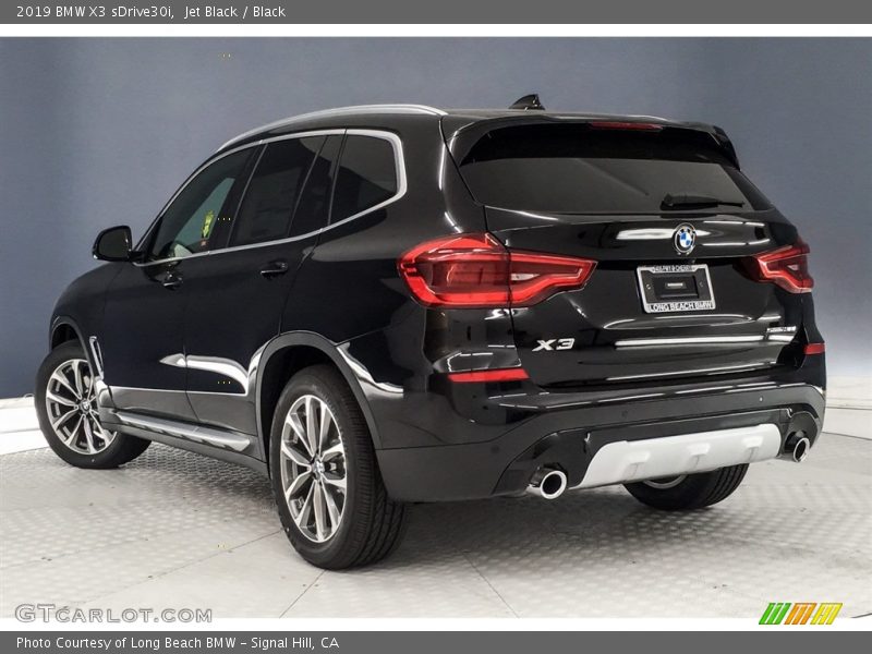 Jet Black / Black 2019 BMW X3 sDrive30i
