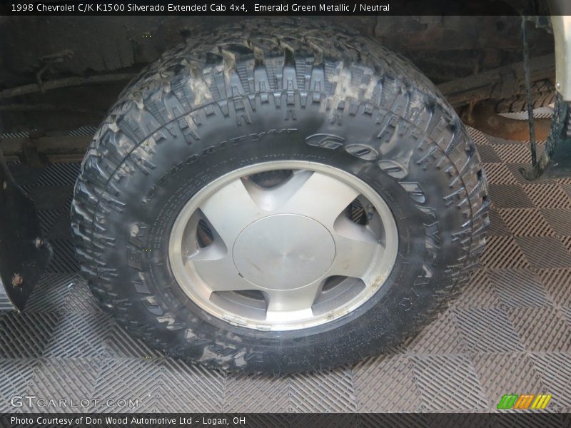 Emerald Green Metallic / Neutral 1998 Chevrolet C/K K1500 Silverado Extended Cab 4x4