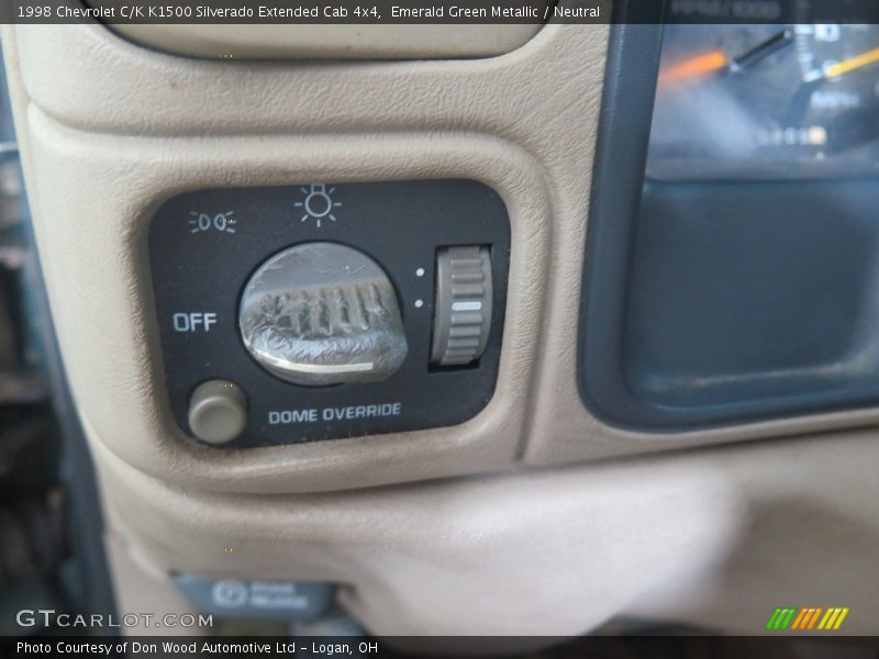 Emerald Green Metallic / Neutral 1998 Chevrolet C/K K1500 Silverado Extended Cab 4x4