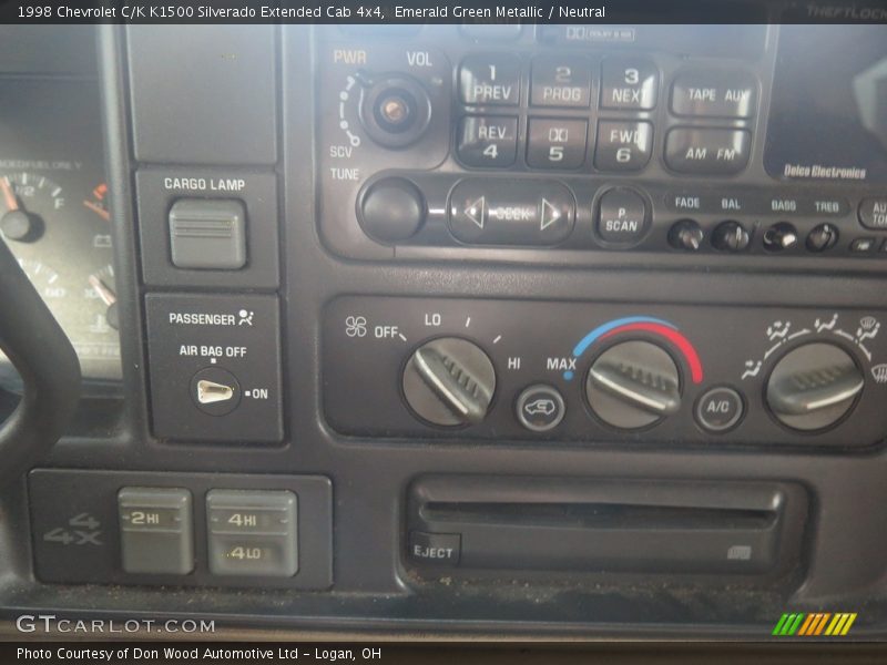 Emerald Green Metallic / Neutral 1998 Chevrolet C/K K1500 Silverado Extended Cab 4x4