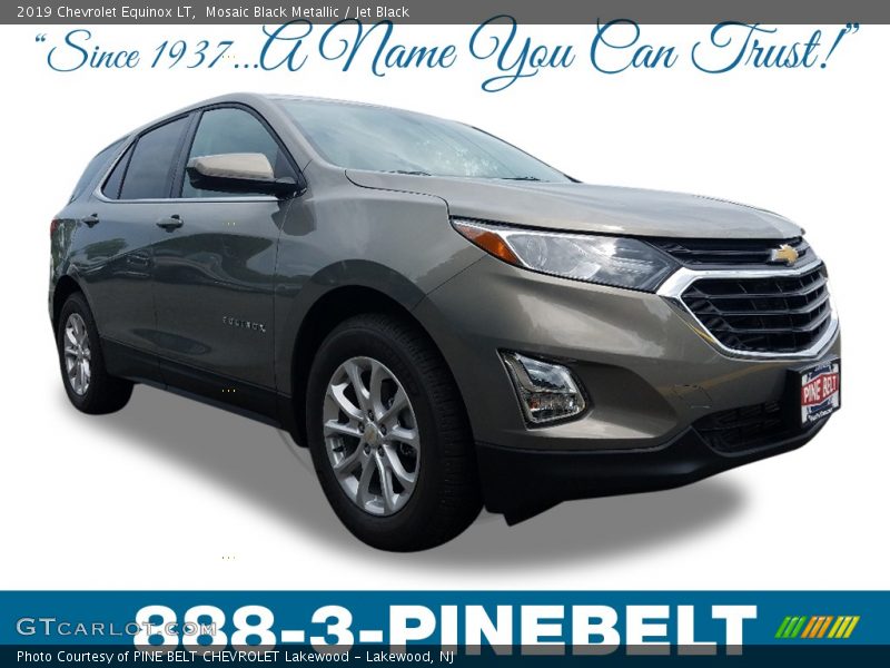 Mosaic Black Metallic / Jet Black 2019 Chevrolet Equinox LT