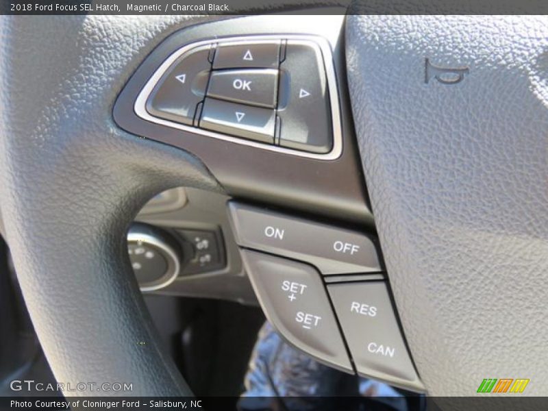 Magnetic / Charcoal Black 2018 Ford Focus SEL Hatch