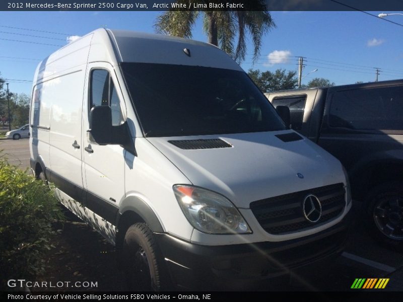 Arctic White / Lima Black Fabric 2012 Mercedes-Benz Sprinter 2500 Cargo Van