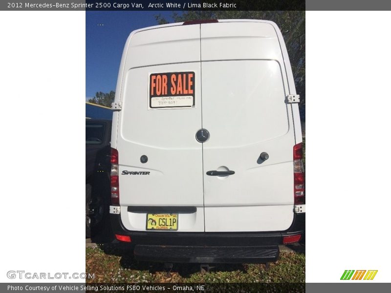 Arctic White / Lima Black Fabric 2012 Mercedes-Benz Sprinter 2500 Cargo Van