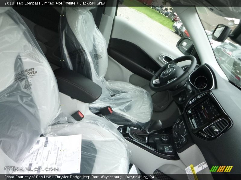 White / Black/Ski Gray 2018 Jeep Compass Limited 4x4