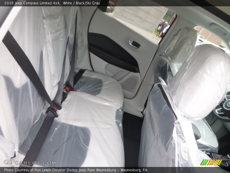 White / Black/Ski Gray 2018 Jeep Compass Limited 4x4
