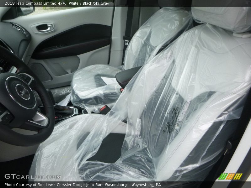 White / Black/Ski Gray 2018 Jeep Compass Limited 4x4