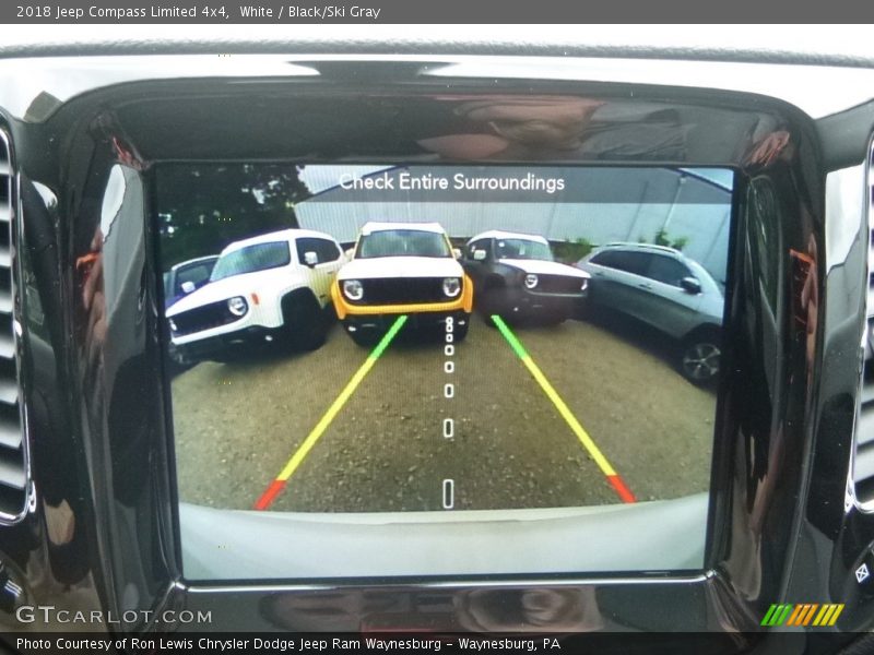 White / Black/Ski Gray 2018 Jeep Compass Limited 4x4