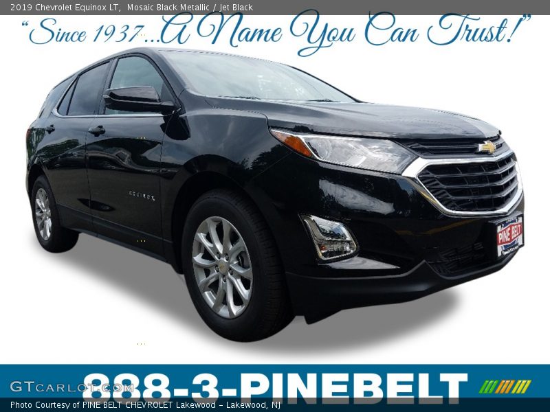 Mosaic Black Metallic / Jet Black 2019 Chevrolet Equinox LT
