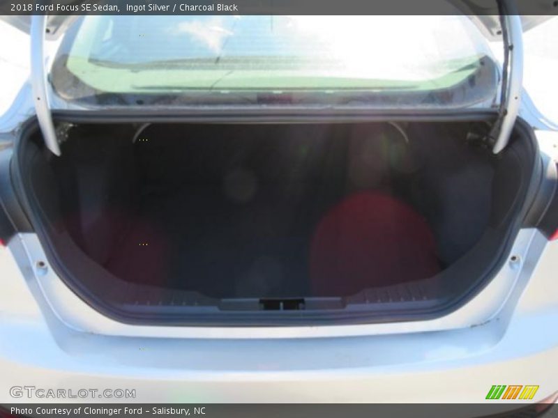 Ingot Silver / Charcoal Black 2018 Ford Focus SE Sedan