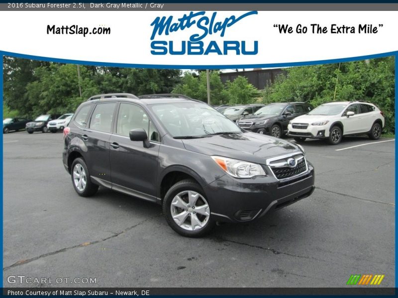Dark Gray Metallic / Gray 2016 Subaru Forester 2.5i
