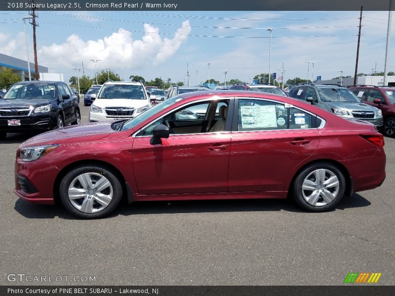 Crimson Red Pearl / Warm Ivory 2018 Subaru Legacy 2.5i