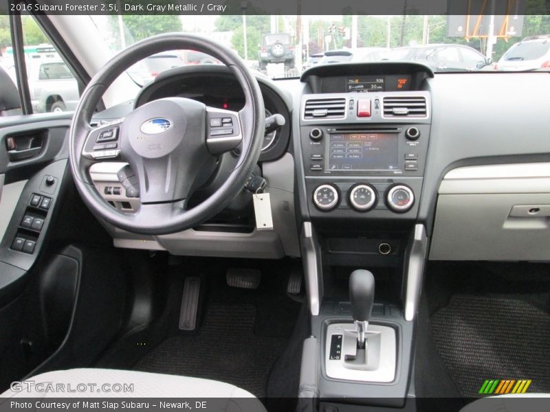 Dark Gray Metallic / Gray 2016 Subaru Forester 2.5i