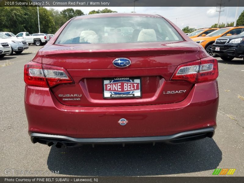 Crimson Red Pearl / Warm Ivory 2018 Subaru Legacy 2.5i