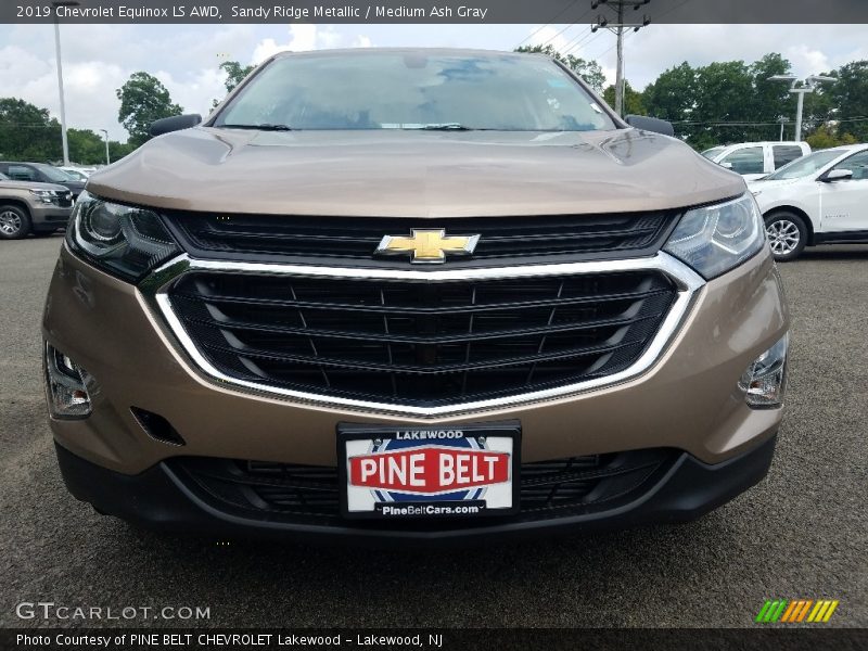 Sandy Ridge Metallic / Medium Ash Gray 2019 Chevrolet Equinox LS AWD