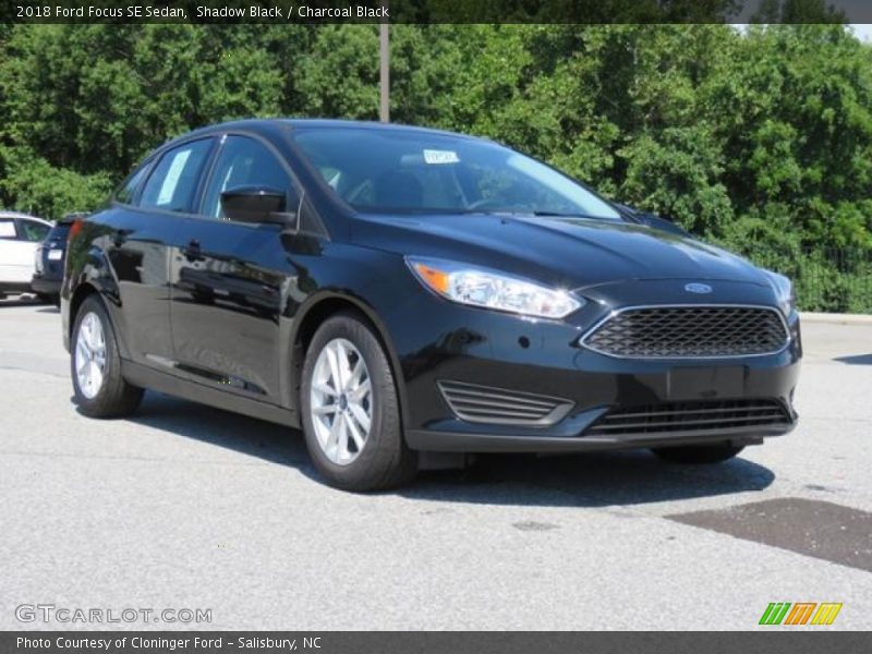 Shadow Black / Charcoal Black 2018 Ford Focus SE Sedan