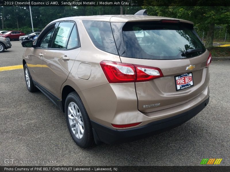 Sandy Ridge Metallic / Medium Ash Gray 2019 Chevrolet Equinox LS AWD