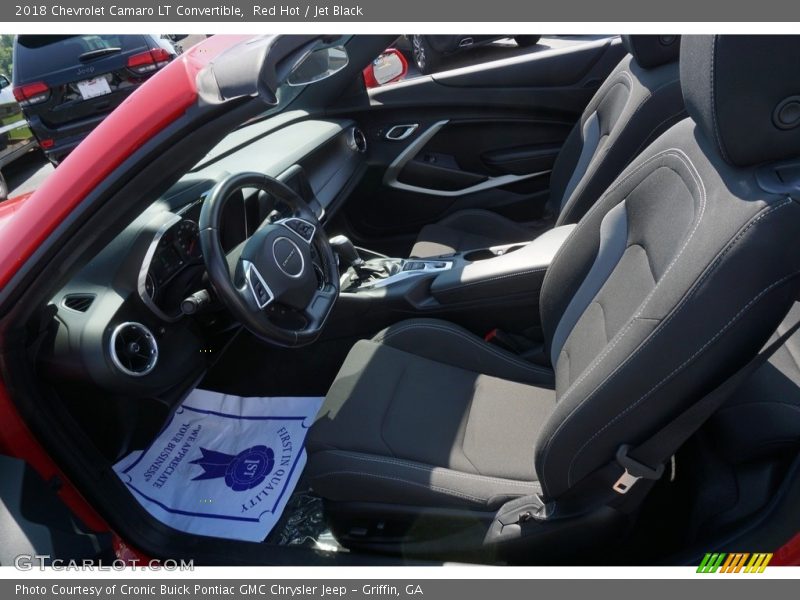 Red Hot / Jet Black 2018 Chevrolet Camaro LT Convertible