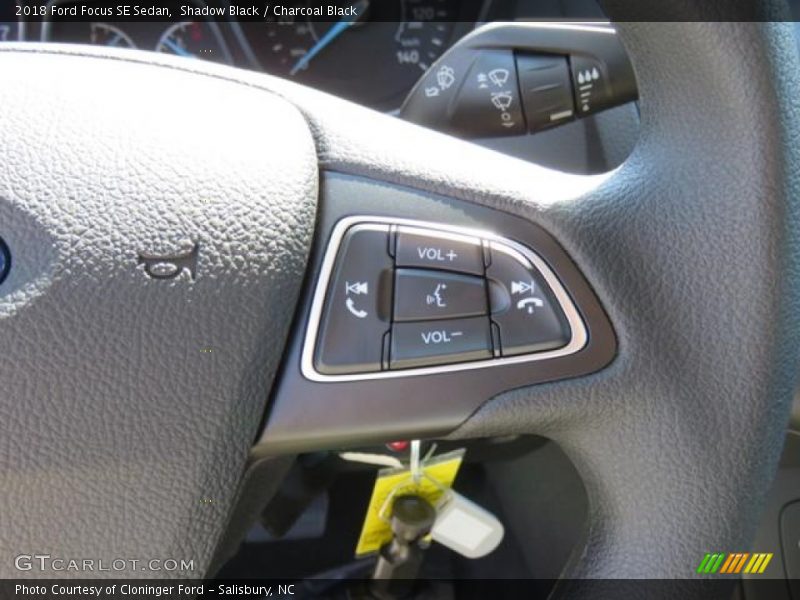 Shadow Black / Charcoal Black 2018 Ford Focus SE Sedan