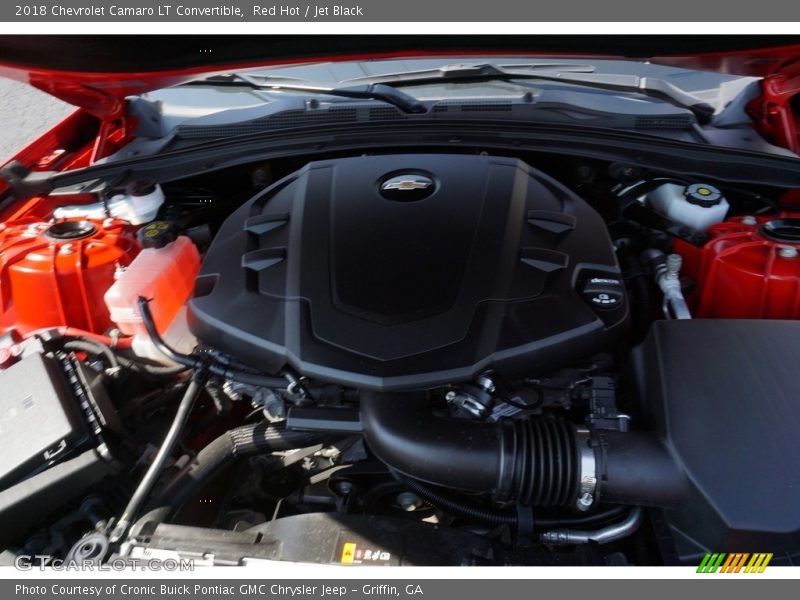 Red Hot / Jet Black 2018 Chevrolet Camaro LT Convertible