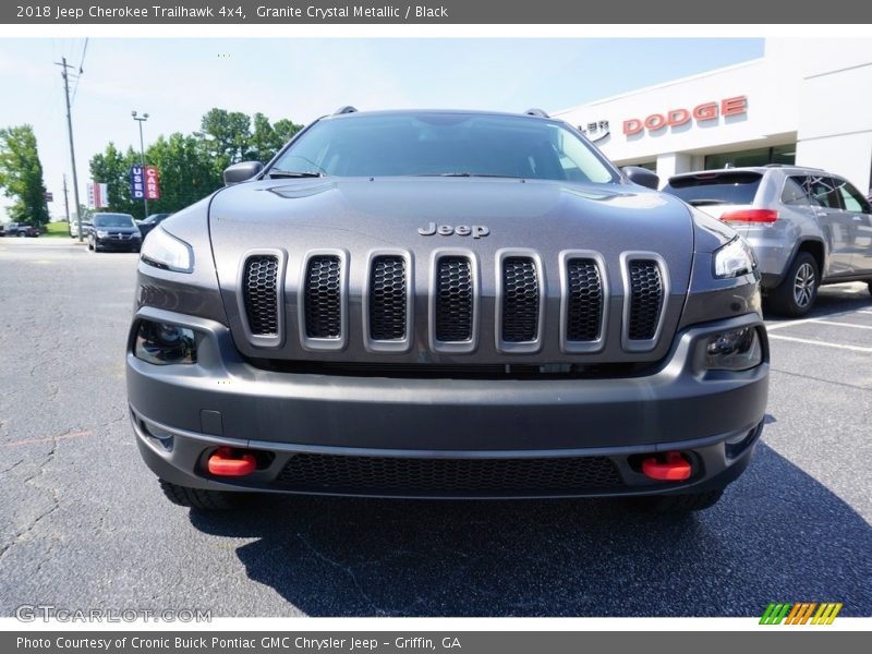 Granite Crystal Metallic / Black 2018 Jeep Cherokee Trailhawk 4x4