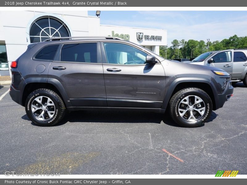 Granite Crystal Metallic / Black 2018 Jeep Cherokee Trailhawk 4x4