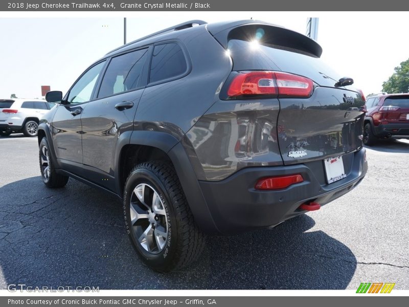 Granite Crystal Metallic / Black 2018 Jeep Cherokee Trailhawk 4x4