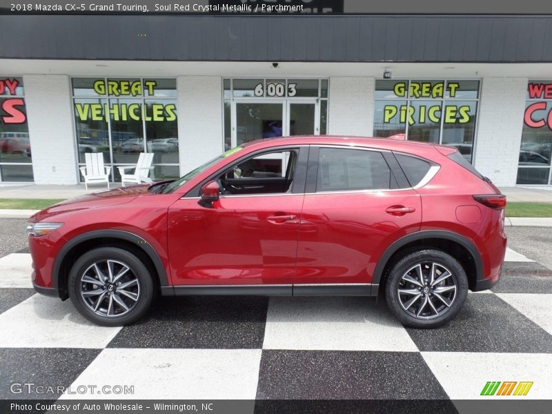 Soul Red Crystal Metallic / Parchment 2018 Mazda CX-5 Grand Touring