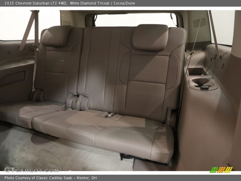 White Diamond Tricoat / Cocoa/Dune 2015 Chevrolet Suburban LTZ 4WD