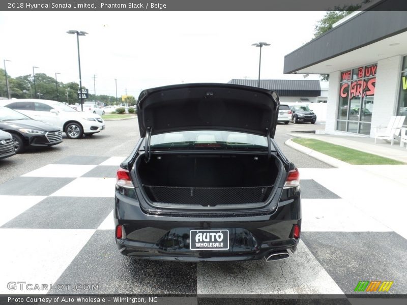 Phantom Black / Beige 2018 Hyundai Sonata Limited