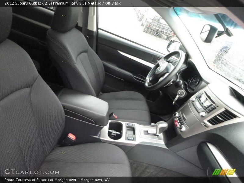 Sky Blue Metallic / Off Black 2012 Subaru Outback 2.5i Premium