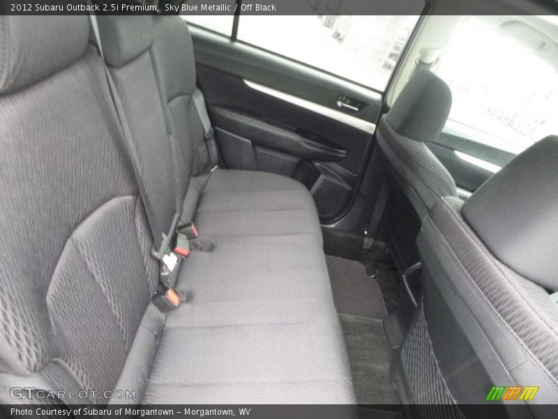 Sky Blue Metallic / Off Black 2012 Subaru Outback 2.5i Premium