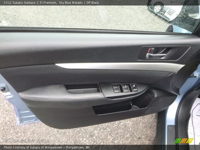 Sky Blue Metallic / Off Black 2012 Subaru Outback 2.5i Premium