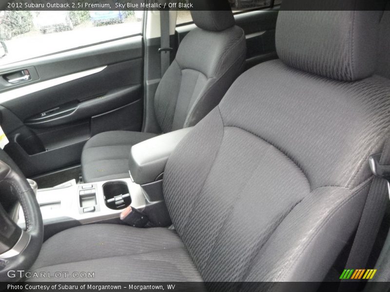 Sky Blue Metallic / Off Black 2012 Subaru Outback 2.5i Premium