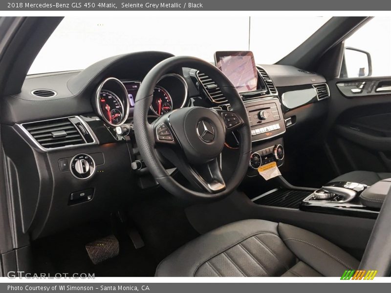 Selenite Grey Metallic / Black 2018 Mercedes-Benz GLS 450 4Matic