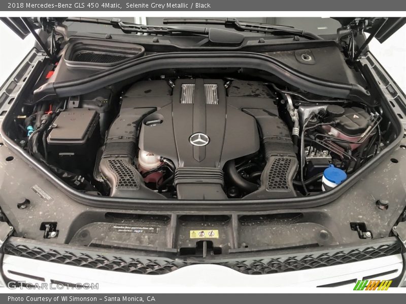 Selenite Grey Metallic / Black 2018 Mercedes-Benz GLS 450 4Matic