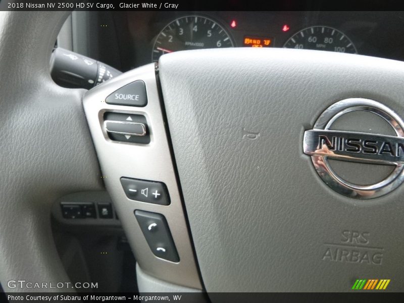 Glacier White / Gray 2018 Nissan NV 2500 HD SV Cargo