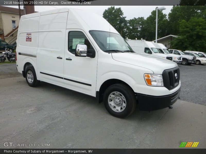 Glacier White / Gray 2018 Nissan NV 2500 HD SV Cargo