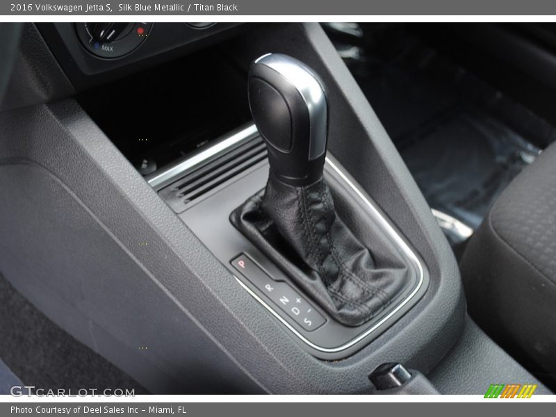 Silk Blue Metallic / Titan Black 2016 Volkswagen Jetta S