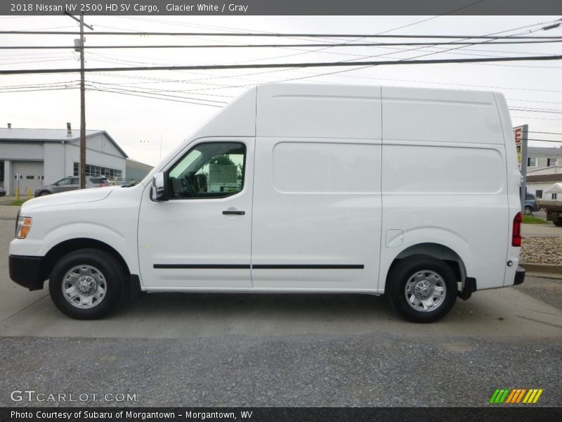 Glacier White / Gray 2018 Nissan NV 2500 HD SV Cargo