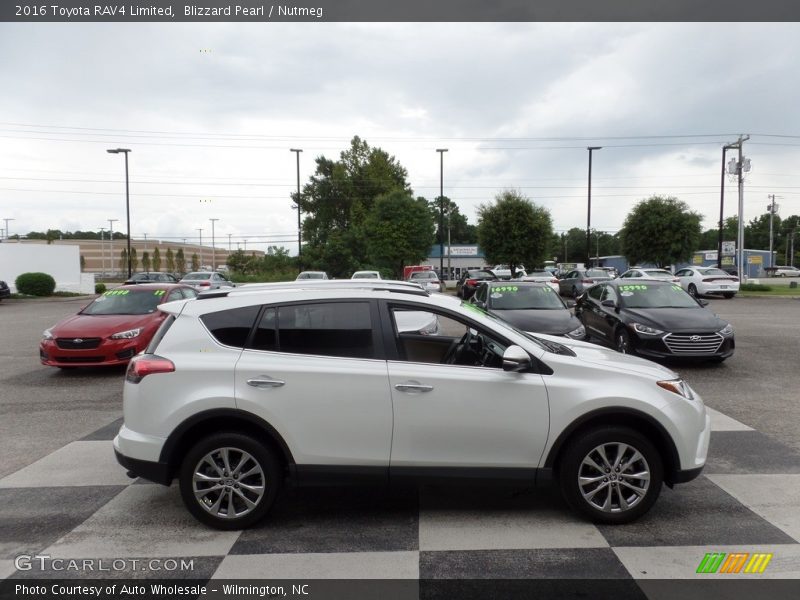 Blizzard Pearl / Nutmeg 2016 Toyota RAV4 Limited