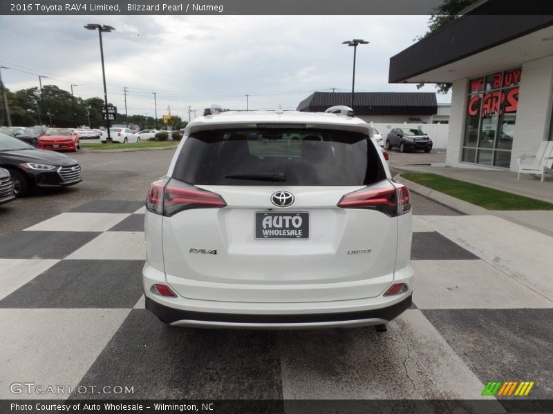 Blizzard Pearl / Nutmeg 2016 Toyota RAV4 Limited