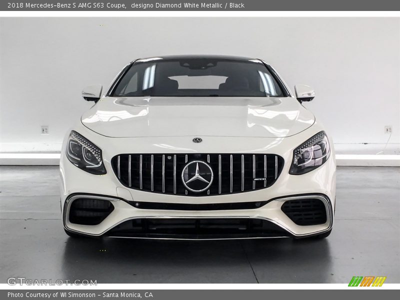 designo Diamond White Metallic / Black 2018 Mercedes-Benz S AMG S63 Coupe
