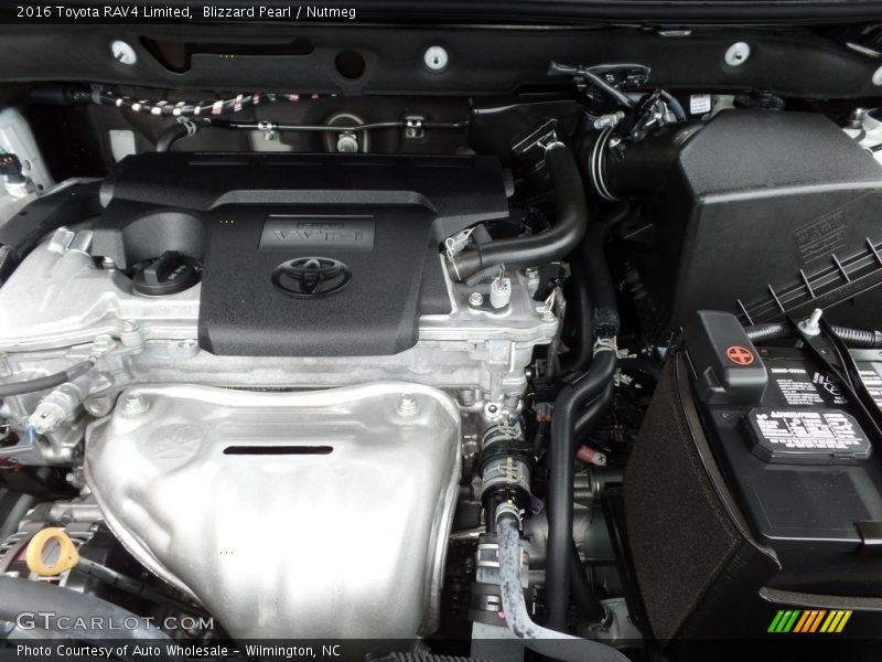 Blizzard Pearl / Nutmeg 2016 Toyota RAV4 Limited