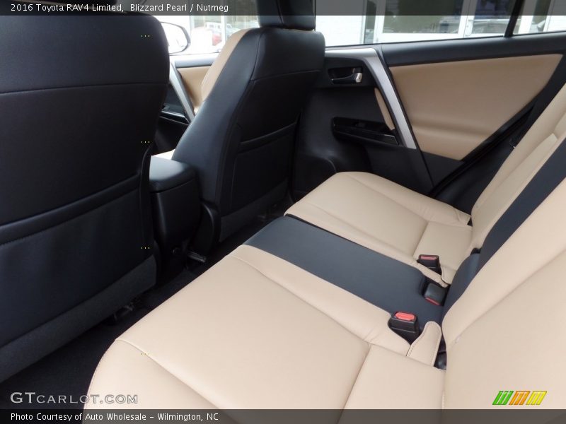 Blizzard Pearl / Nutmeg 2016 Toyota RAV4 Limited