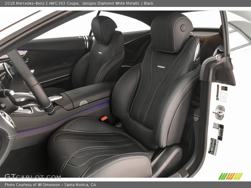 Front Seat of 2018 S AMG S63 Coupe
