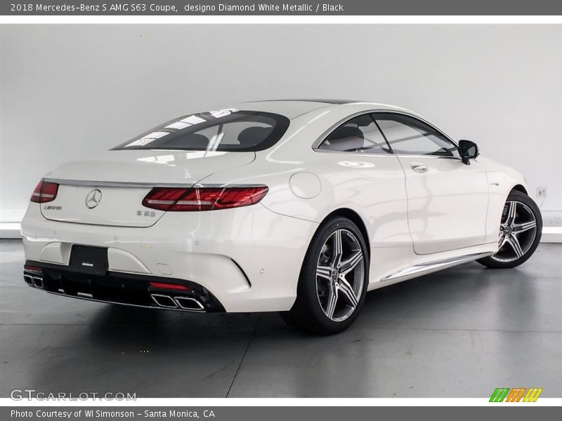 designo Diamond White Metallic / Black 2018 Mercedes-Benz S AMG S63 Coupe