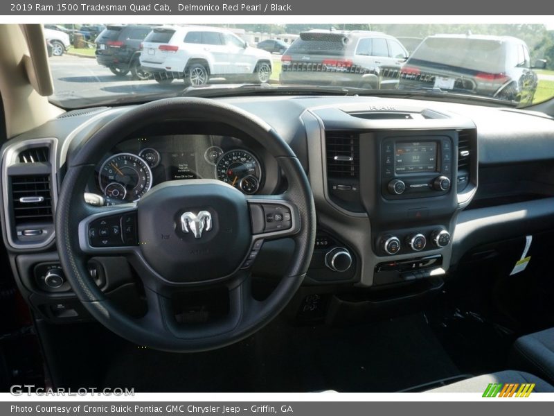 Delmonico Red Pearl / Black 2019 Ram 1500 Tradesman Quad Cab