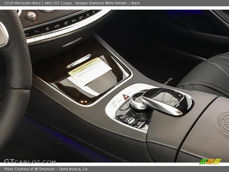 designo Diamond White Metallic / Black 2018 Mercedes-Benz S AMG S63 Coupe